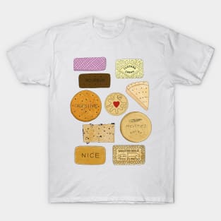 British Biscuits sticker set T-Shirt